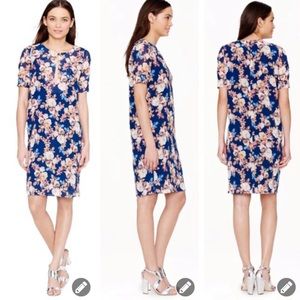 J. Crew Silk Floral Shift Dress 8643